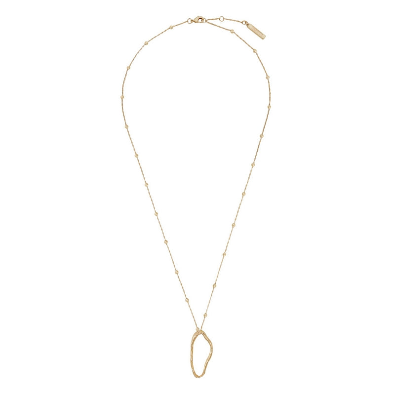 Tutti & Co Jewellery Mira Necklace Gold NE805G full