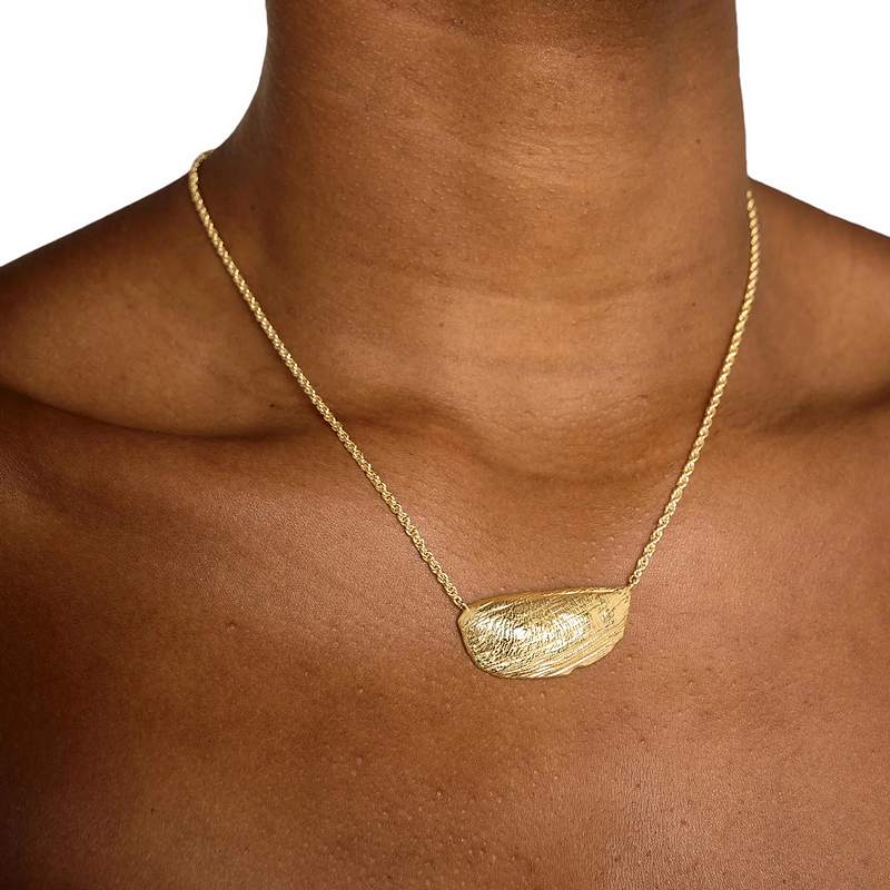 Tutti & Co Jewellery Ora Necklace Gold NE817G model