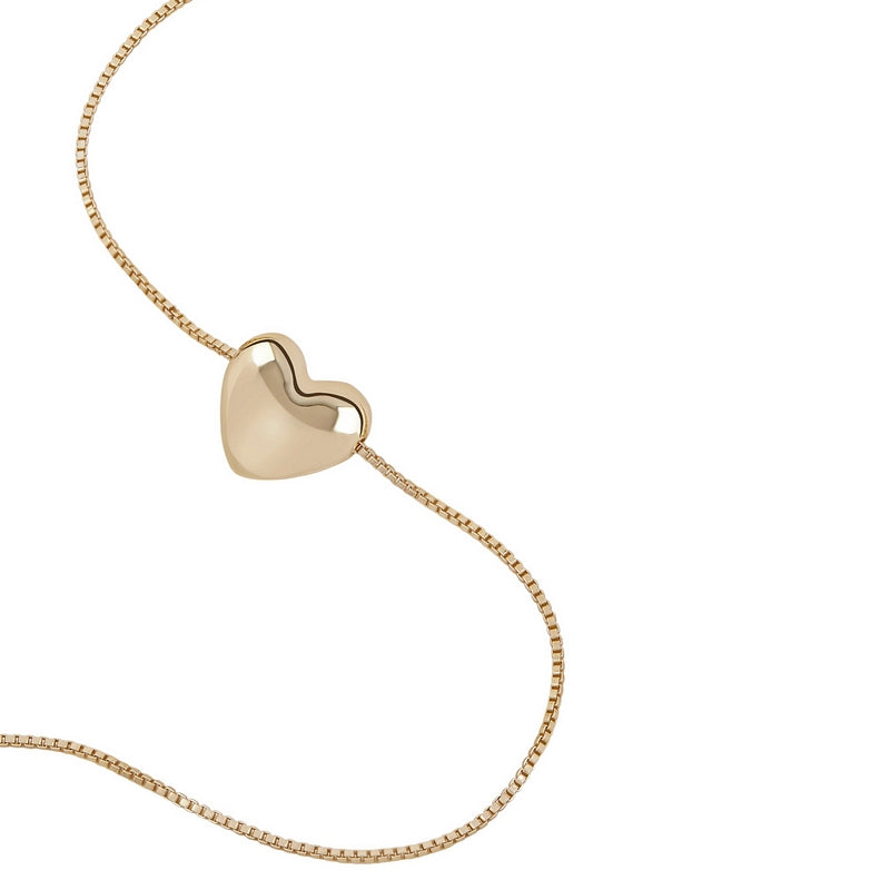 Tutti & Co Jewellery Promise Necklace Gold NE819G detail