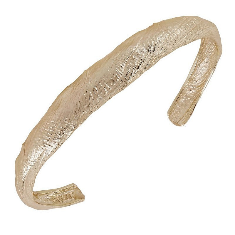 Tutti & Co Jewellery Ria Bangle Gold BR738G angle