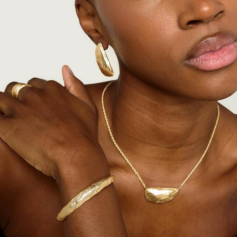 Tutti & Co Jewellery Ria Bangle Gold BR738G model