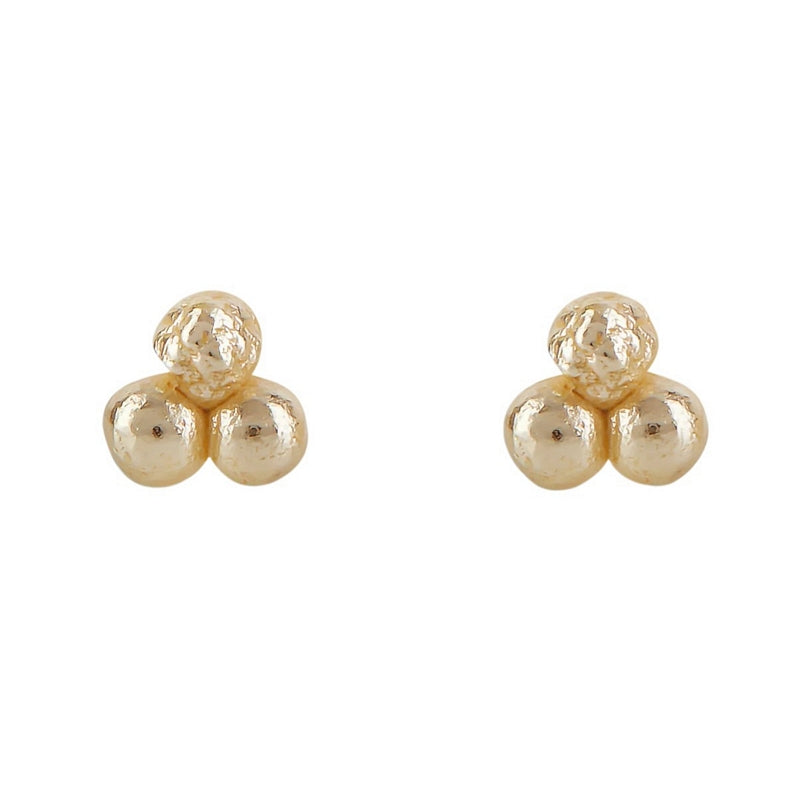 Tutti & Co Jewellery Ritual Earrings Gold EA767G front