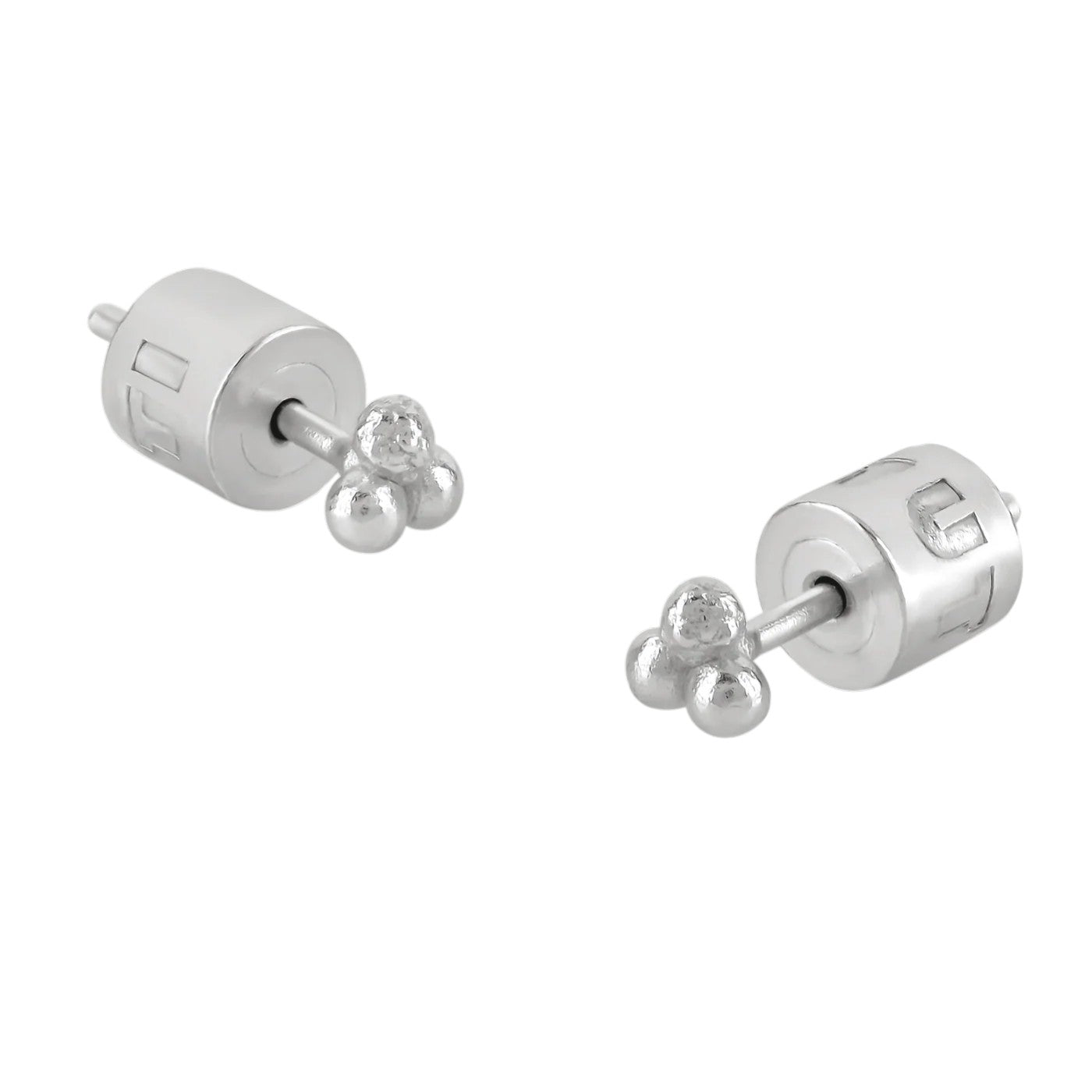 Tutti & Co Jewellery Ritual Earrings Silver EA767S side