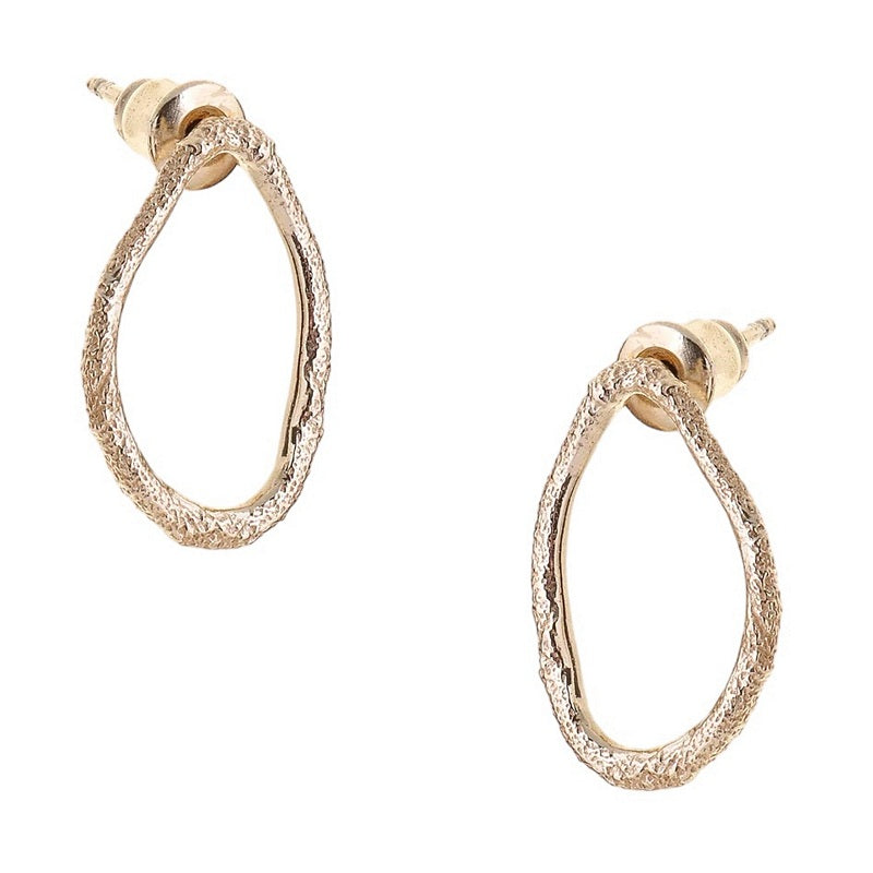 Tutti & Co Jewellery Seize Earrings Gold EA527G main