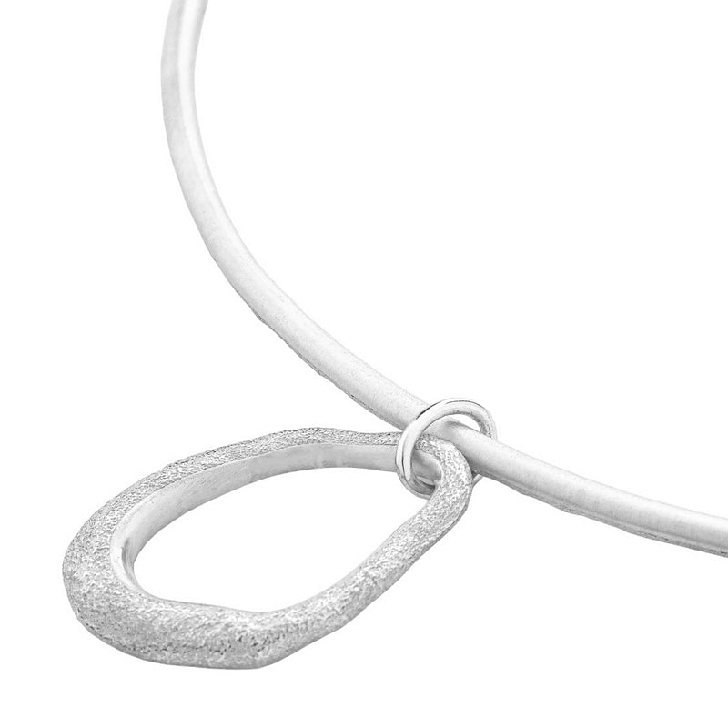 Tutti & Co Jewellery Seize Necklace Silver NE675S detail