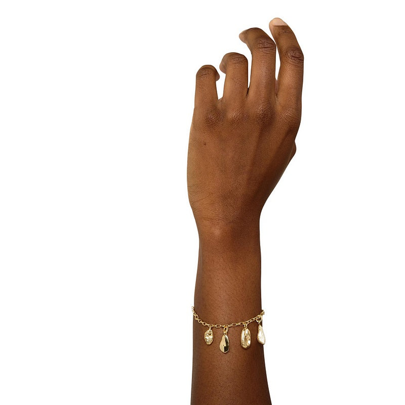 Tutti & Co Jewellery Silt Bracelet Gold BR735G model