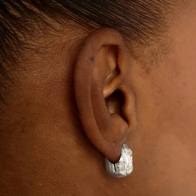 Tutti & Co Jewellery Silt Earrings Silver EA735S model