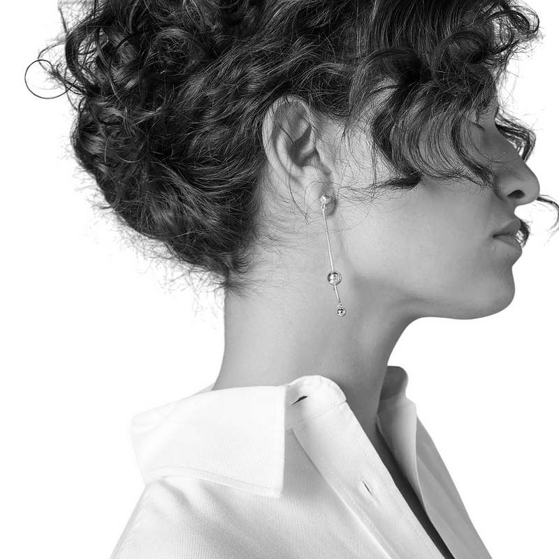 Tutti & Co Jewellery Synergy Earrings Silver EA756 model