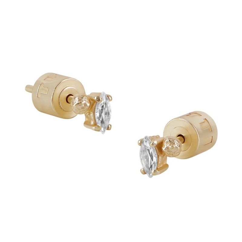 Tutti & Co Jewellery Tala Earrings Gold EA766G side