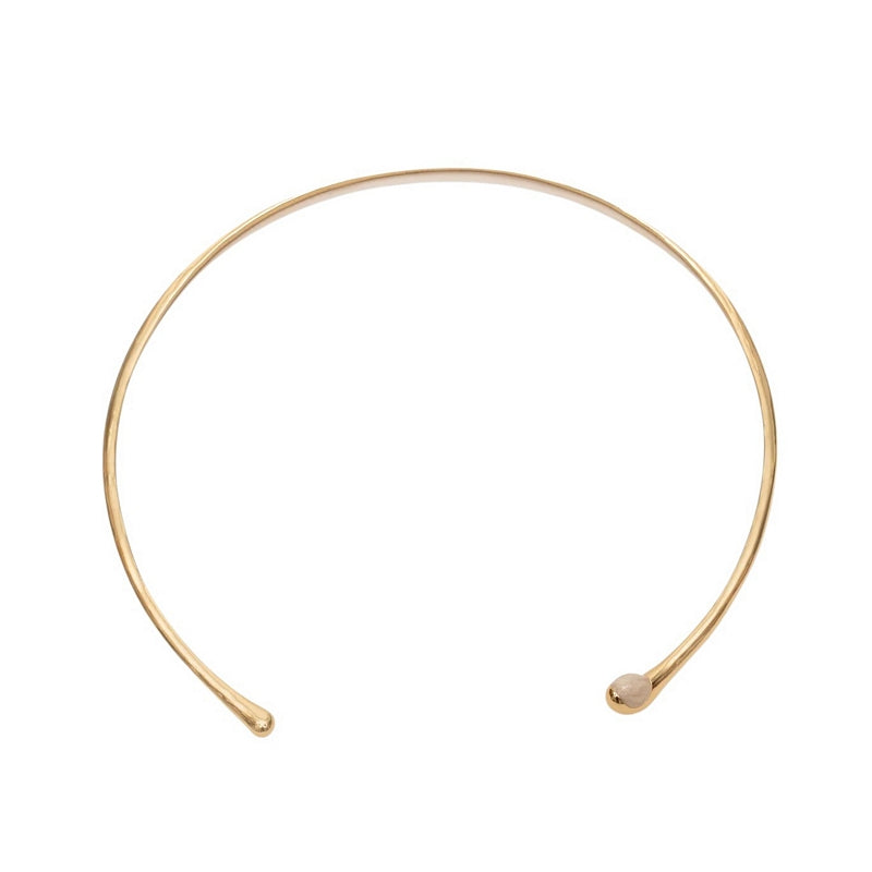 Tutti & Co Oceanic Collar Necklace Gold NE757G main