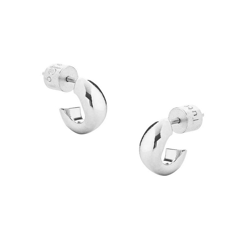Tutti & Co Serenity Hoop Earrings Silver EA689S side