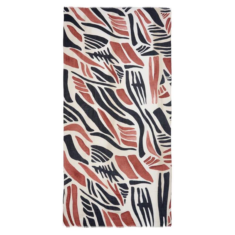 Tutti & Co Tribe Scarf S371 flat