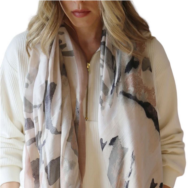 Tutti & Co Wilderness Scarf S370 on model main