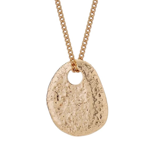 Tutti and Co Jewellery Balance Necklace Gold NE751G close-up