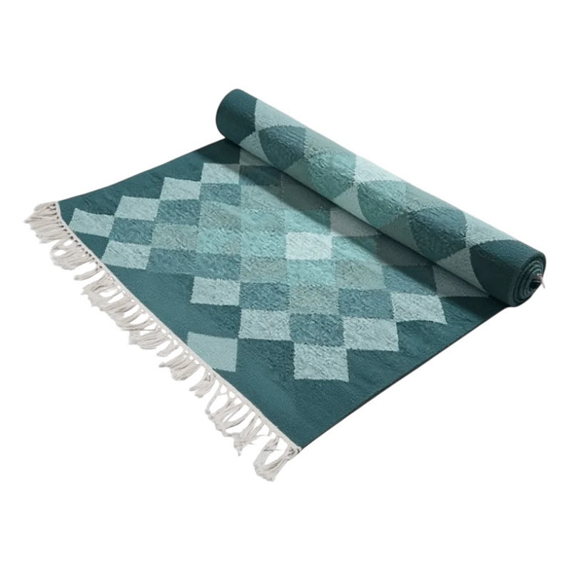Waltons Of Yorkshire Argyll Cotton Rug Teal main