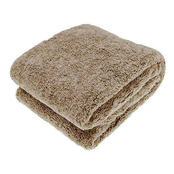 Waltons Of Yorkshire Cosy Cloud Throw Pecan AWTCCP folded