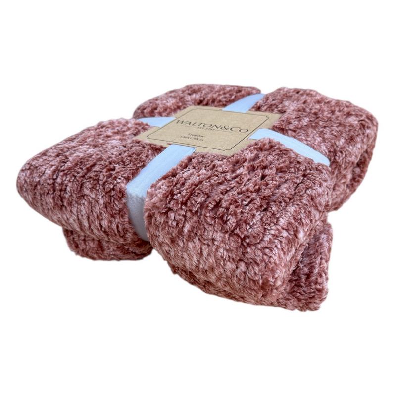 Waltons Of Yorkshire Cosy Cloud Throw Spice package side