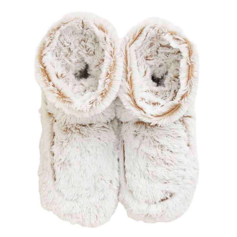 Warmies Microwaveable Boots Marshmallow Beige CPB-BOO-5 top