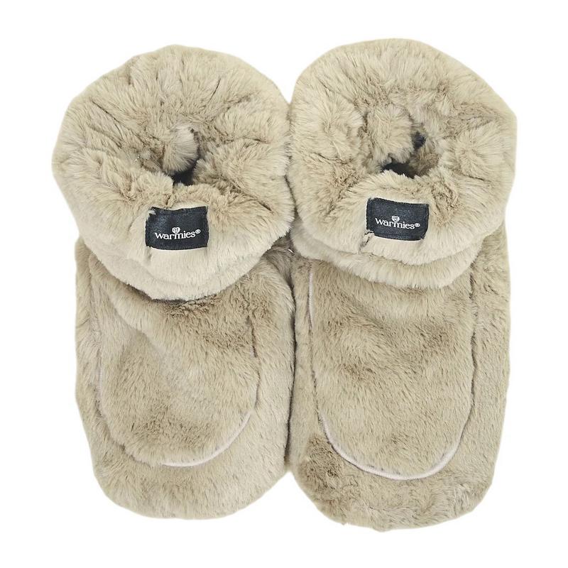 Warmies Microwaveable Luxury Boots Latte LUX-BOO-1 top
