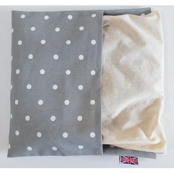 Wheatbag Company Microwavable Wheat Pack Dotty Grey open