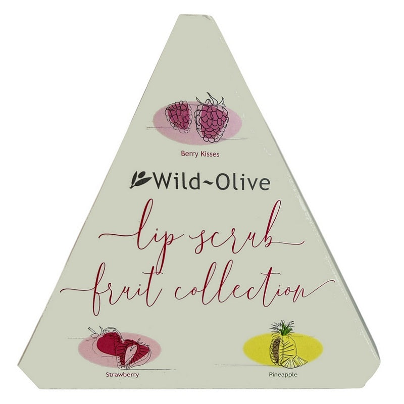 Wild-Olive Lip Scrub Fruit Collection front