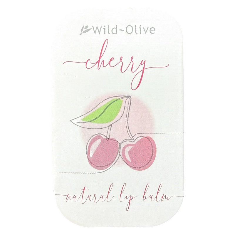 Wild-Olive Natural Lip Balm Cherry