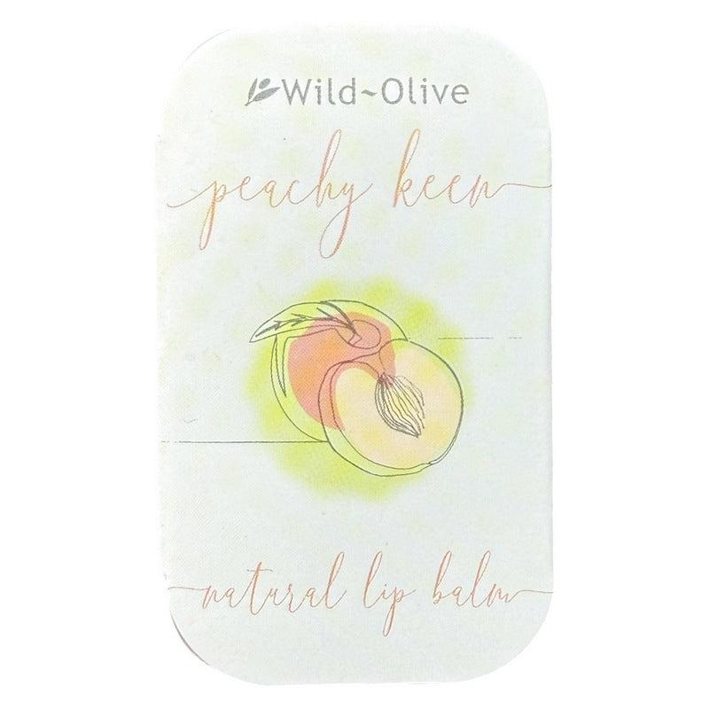 Wild-Olive Natural Lip Balm Peachy Keen