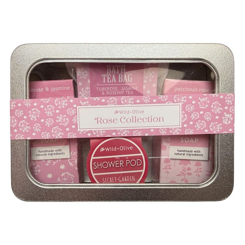 Wild-Olive Rose Collection Gift Tin front