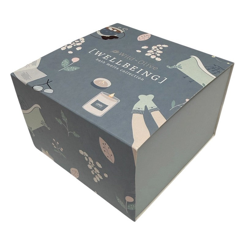 Wild-Olive Wellbeing Bath Melt Collection side
