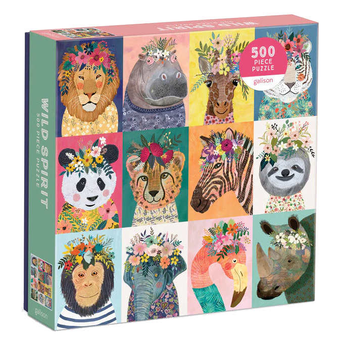 Wild Spirit 500 Piece Jigsaw Puzzle box front