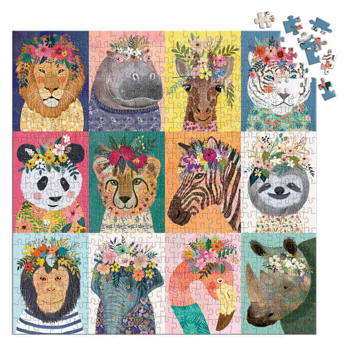 Wild Spirit 500 Piece Jigsaw Puzzle nearly completed