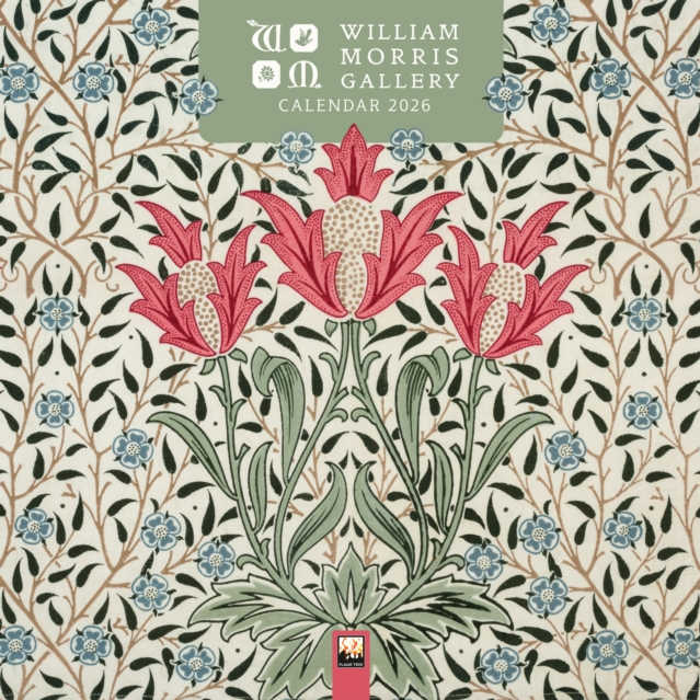 William Morris Gallery Wall Calendar 2026 front