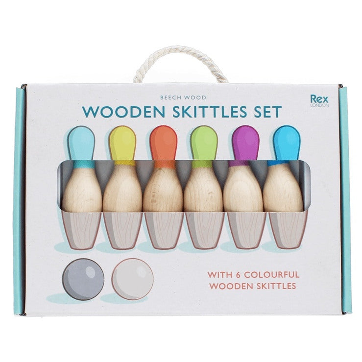 Wooden Skittles Set 30602 box front