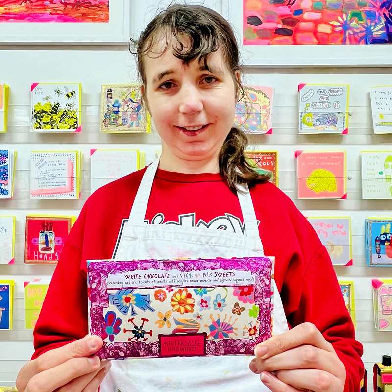 Yellow Daffodil White Chocolate Bar Pic'n' Mix artist