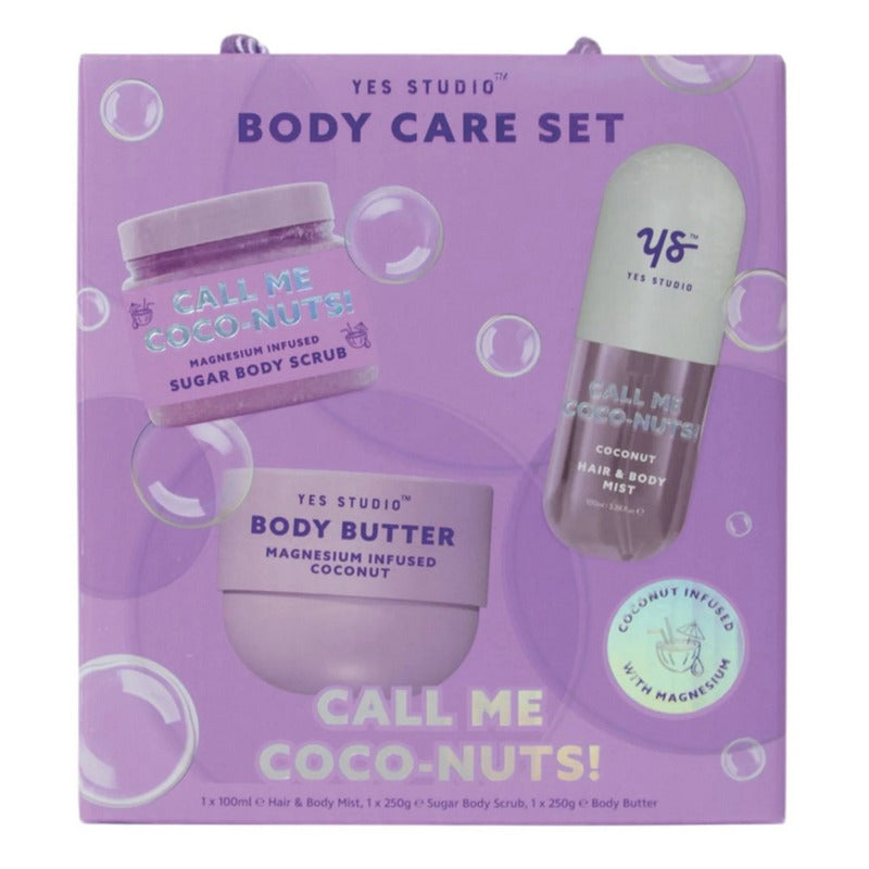 Yes Studio Call Me Coco-nuts! Body Care Set YS02CBCSN box front