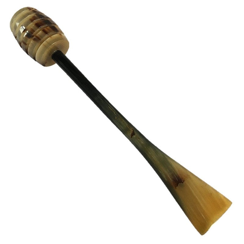 Abbeyhorn Natural Oxhorn Honey Dipper Light Colour