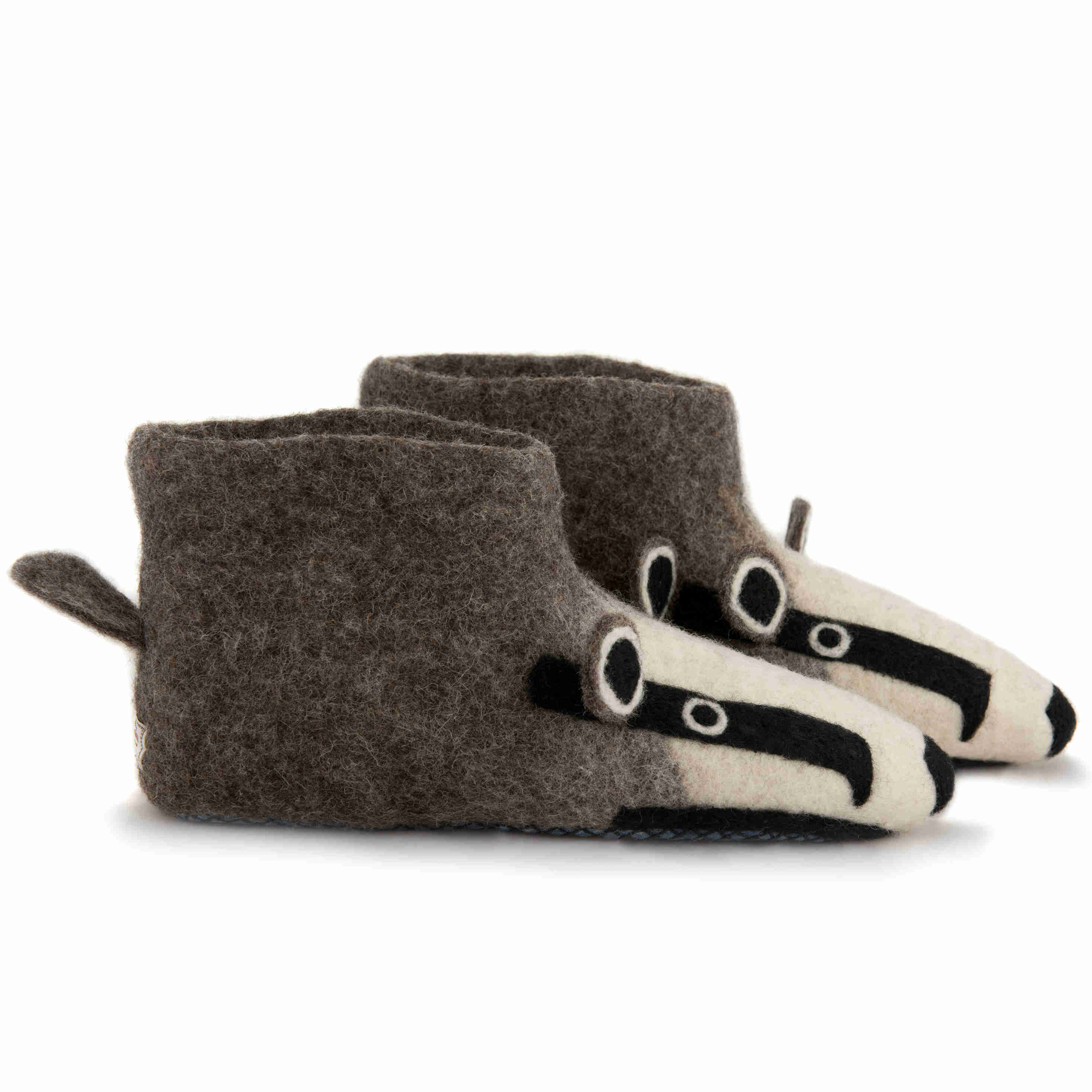 Adult Slippers Billie The Badger - side