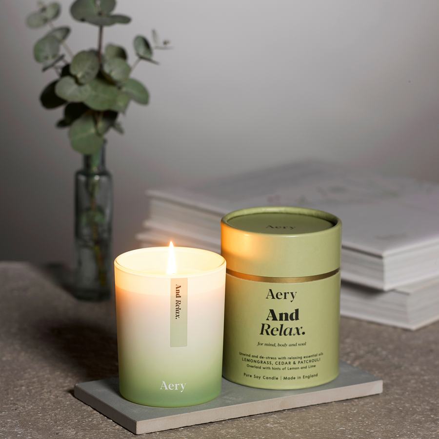 Aery Aromatherapy Scented Candle And Relax AE0001 lifestyle