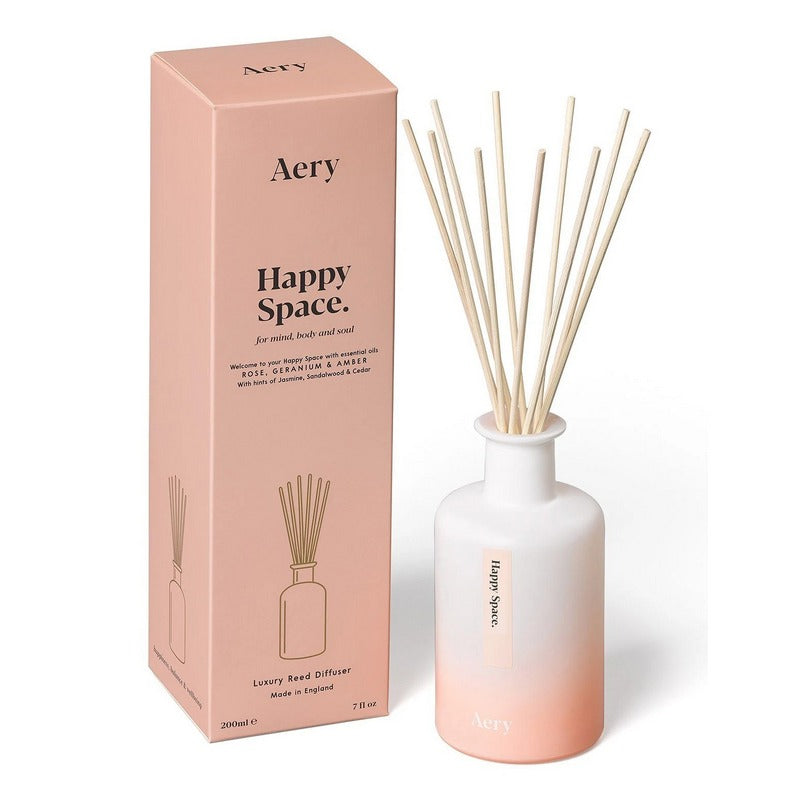 Aery Living Happy Space Rose Geranium & Amber Reed Diffuser AE0026 main