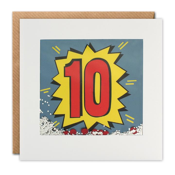 Age 10 Kapow Shakies Card