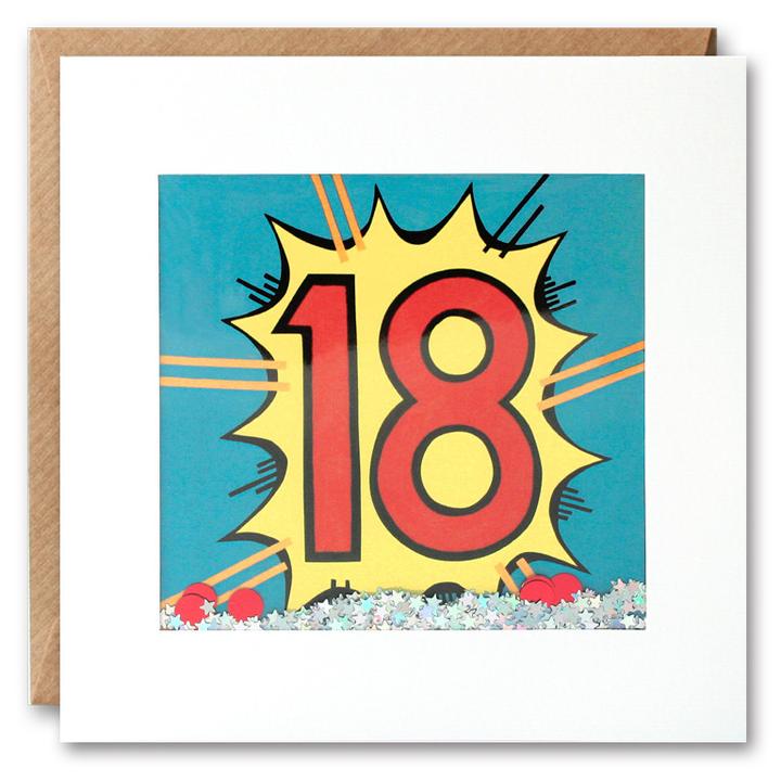 Age 18 Kapow Shakies Card PK2500