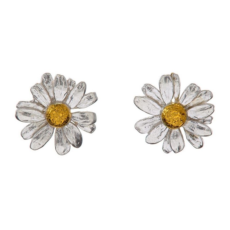 Alex Monroe Little Daisy Stud Earrings PE2A-mix front