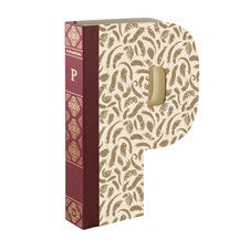 Alphabooks - Letter Shaped Notebooks - P