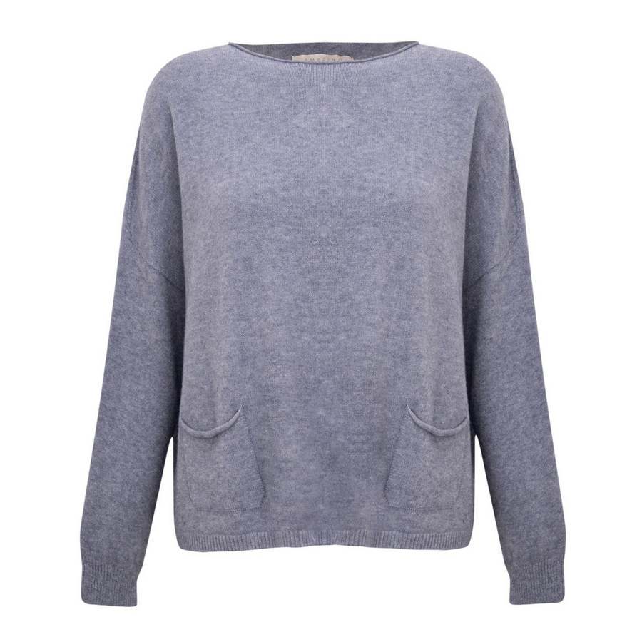 Amazing Woman Jodie Jumper Denim Blue front