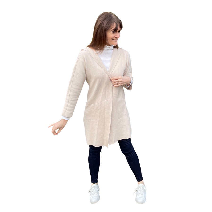 Amazing Woman Moonbeam Hooded Cardi-Coat front