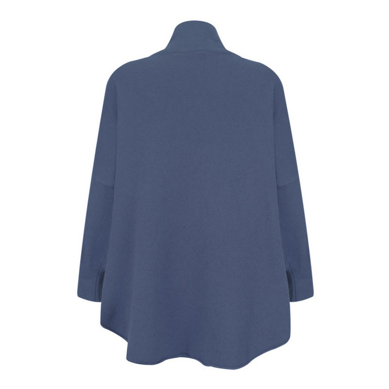 Amazing Woman Vera Oversized Tunic Jumper Denim Blue VERA-Denim back