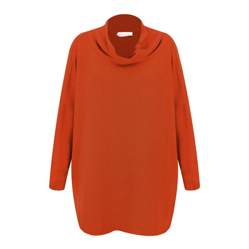 Amazing Woman Vera Tunic Burnt Orange front