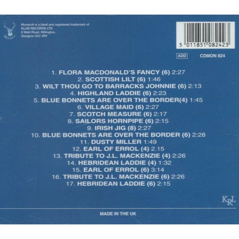 Andrew McCowan - Fling Time 2 CDMON824 CD back