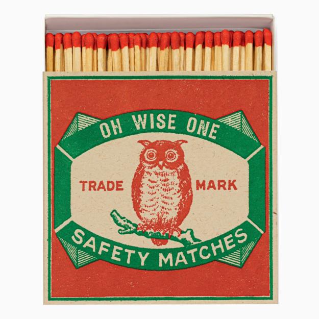Archivist Gallery Owl Matchbox B142 open