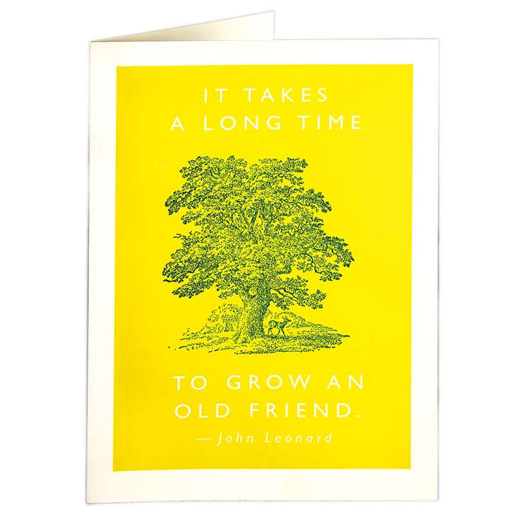 Archivist It Takes A Long Time To Grow An Old Friend QP310